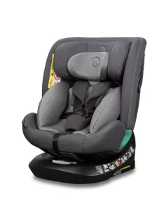   Lionelo Bastiaan One I-Size 360°-ban forgatható ISOFIX gyermekülés (40-150 cm) - Grey Stone