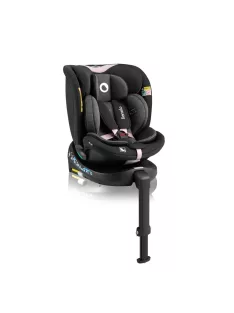   Lionelo Navy I-Size 360° forgatható ISOFIX gyermekülés 40-150cm - Black Pink