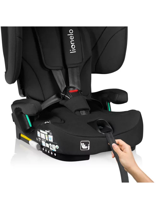 Lionelo Nelly I-Size ISOFIX összecsukható gyermekülés 76-150cm - Black Carbon