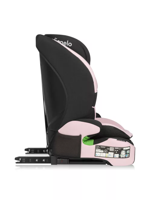 Lionelo Levi FIX I-Size gyerekülés 76-150 cm - Pink Baby
