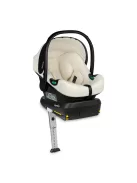 Lionelo Astrid I-Size Babahordozó + bázistalp Set 40-87 cm - Beige Cream