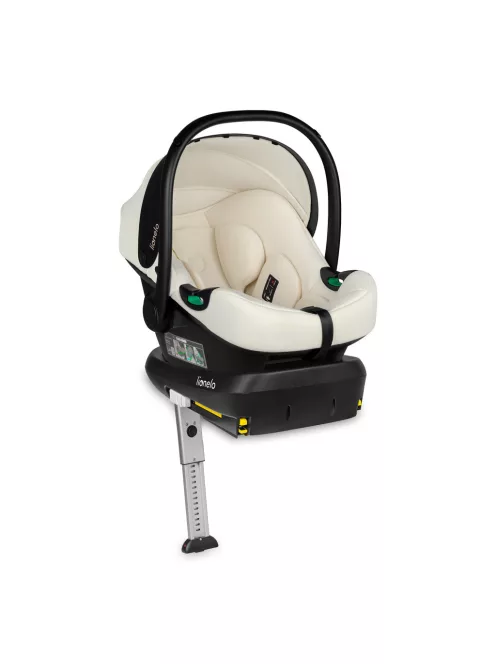 Lionelo Astrid I-Size Babahordozó + bázistalp Set 40-87 cm - Beige Cream