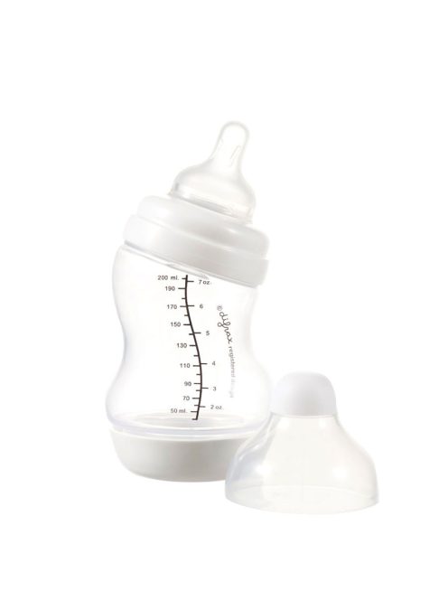 Difrax széles anti-colic S-cumisüveg, fehér, 200 ml