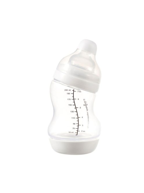 Difrax széles anti-colic S-cumisüveg, fehér, 200 ml