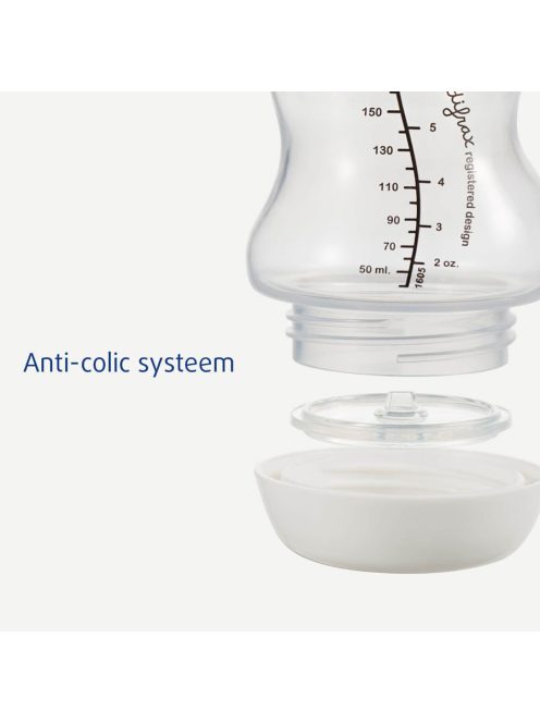 Difrax széles anti-colic S-cumisüveg, zöld, 200 ml