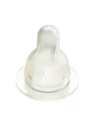 Difrax 1-2-3 Variflow Natural állíható szilikon cumi - 2 drb