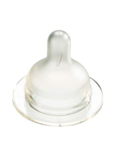   Difrax széles állítható szilikon cumi 1-2-3 Variflow Natural, 2 drb