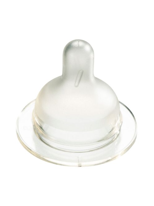 Difrax széles állítható szilikon cumi 1-2-3 Variflow Natural, 2 drb