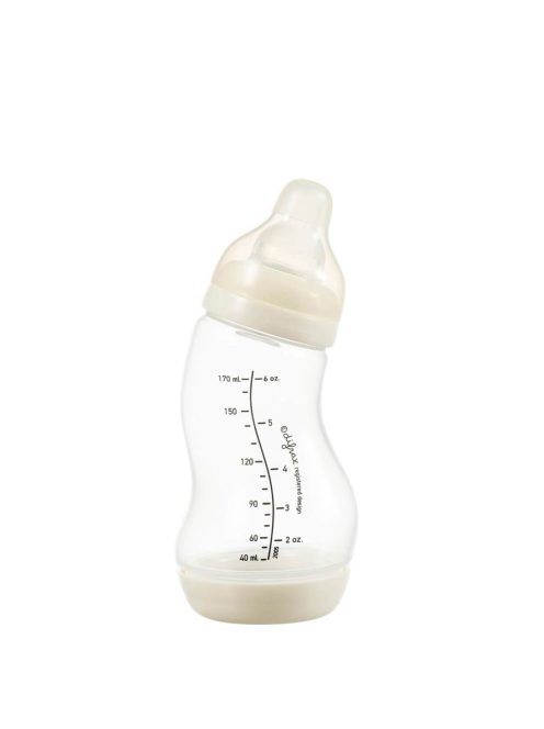 Difrax anti-colic S-cumisüveg, tört fehér , 170ml