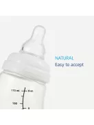 2 darabos Difrax S-cumisüveg anti-colic szett, rózsaszín és tégla színú, 250ml