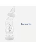 2 darabos Difrax S-cumisüveg anti-colic szett, rózsaszín és tégla színú, 250ml