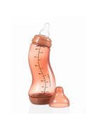 Difrax anti-colic S-cumisüveg, tégla színű, 250 ml