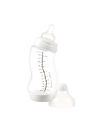 Difrax széles anti-colic S-cumisüveg, fehér, 310 ml