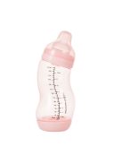 Difrax széles anti-colic S-cumisüveg, rózsaszín, 310 ml
