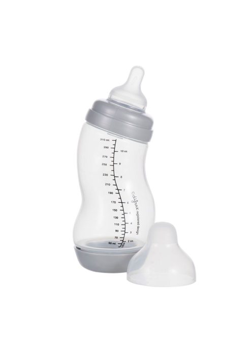 Difrax széles anti-colic S-cumisüveg, ezüst, 310 ml