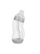 Difrax széles anti-colic S-cumisüveg, ezüst, 310 ml
