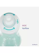 Szilikon cumi gyűrűvel a Difrax 1-2-3 Variflow széles cumisüveghez