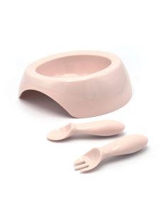 Tanuló étkező szett Blossom rózsaszín