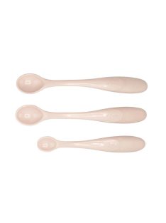 Gyerekkanál készlet, 3 db, rózsaszín