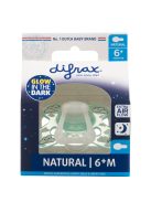 Difrax sötétben világító cumi Natural 6+