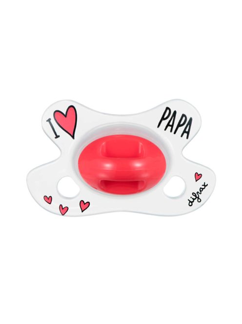 Difrax anatomikus cumi újszülöttek számára, I LOVE PAPA
