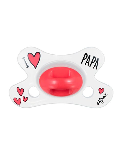 Difrax anatomikus cumi I LOVE PAPA 0+
