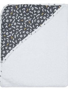 LUMA Törölköző kapucnival Memphis Grey 85x75 cm