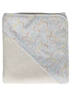 LUMA Frottír törölköző kapucnival Multi Lines