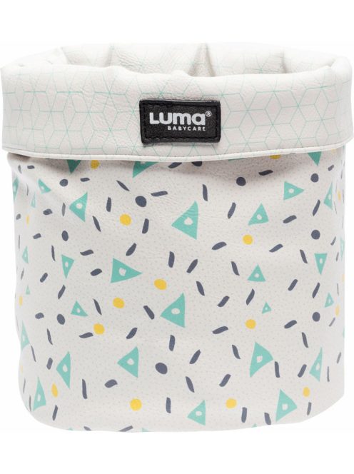 LUMA Kicsi tároló kosár Shapes Mint