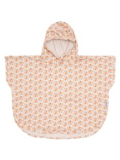 Muszlin poncsó Luma Flowerfever Nude