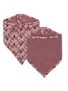 Luma bandana nyálfogó kendő - Flowerfever, 2 db