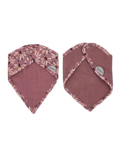 Luma bandana nyálfogó kendő - Flowerfever, 2 db