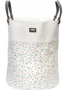 LUMA Nagy tároló kosár Shapes Mint