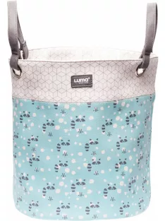 LUMA Nagy tároló kosár Racoon Mint