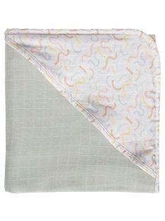 Muszlin törölköző kapucnival Luma Multi Lines 90 x 90 cm