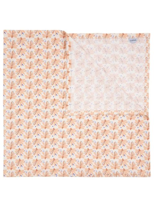 Luma bambusz muszlin pelenka 110x110 cm Flowerfever Nude