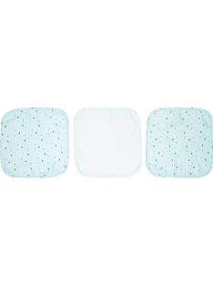 Luma Bambusz muszlin fürdető kendő arcra Ice Cream 3 db