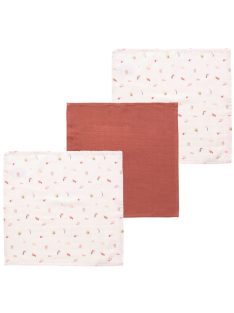   Muszlin arctörlő kendő 3 db csomagolásban Luma Sunset Shapes