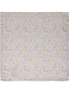 Muszlin arctörlő kendő 3 db Luma Multi Lines