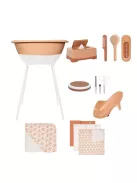 9 részes fürdető szett LUMA Spiced Copper 3 muszlin törlőkendővel és törölközővel