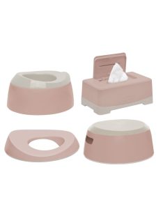LUMA Toalett tréning szett Blush Pink