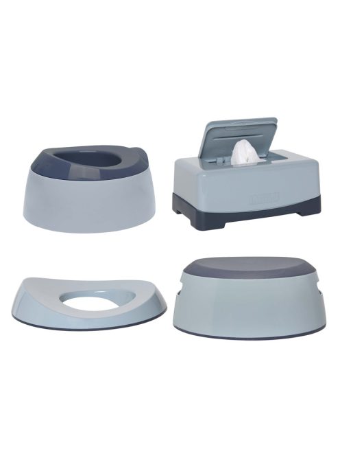 LUMA Toalett tréning szett Iron Blue