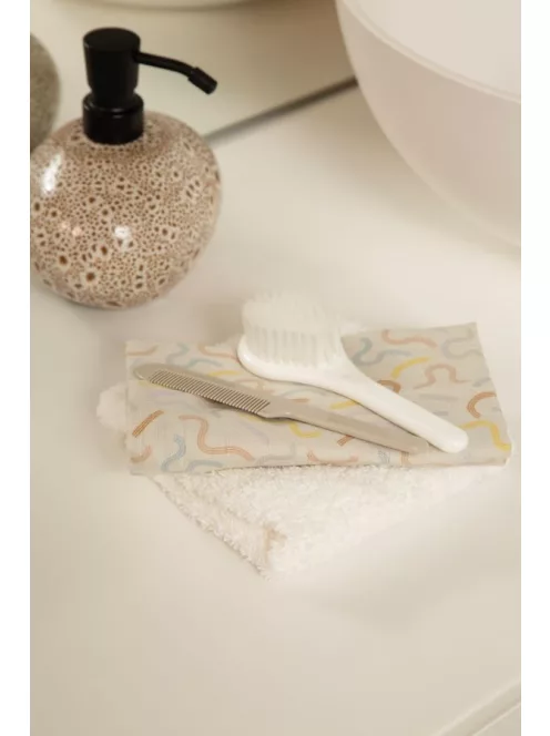 LUMA Fésű és hajkefe - White