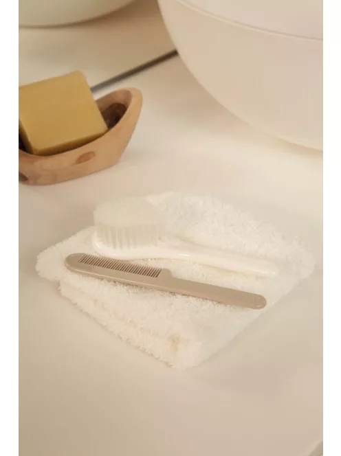 LUMA Fésű és hajkefe - White