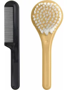 LUMA Fésű és hajkefe - Honey Mustard