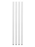 LUMA pót fém lábak  White, set 4 db
