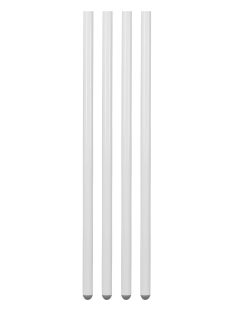 LUMA pót fém lábak  White, set 4 db
