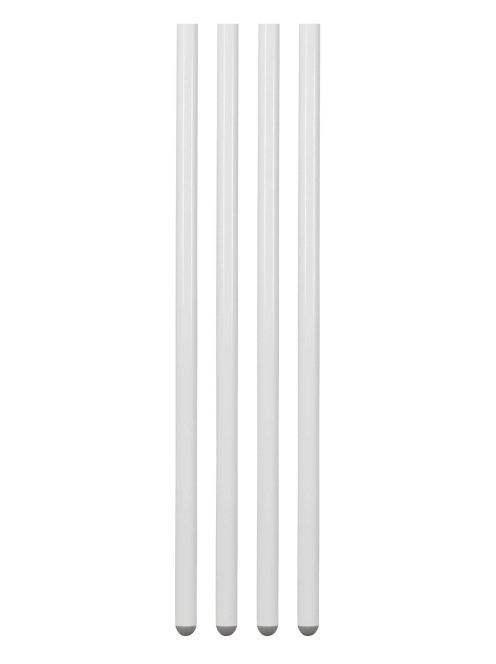 LUMA pót fém lábak  White, set 4 db