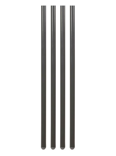 LUMA Pót fém lábak Dark Grey, set 4 db