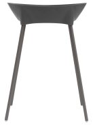 LUMA Pót fém lábak Dark Grey, set 4 db